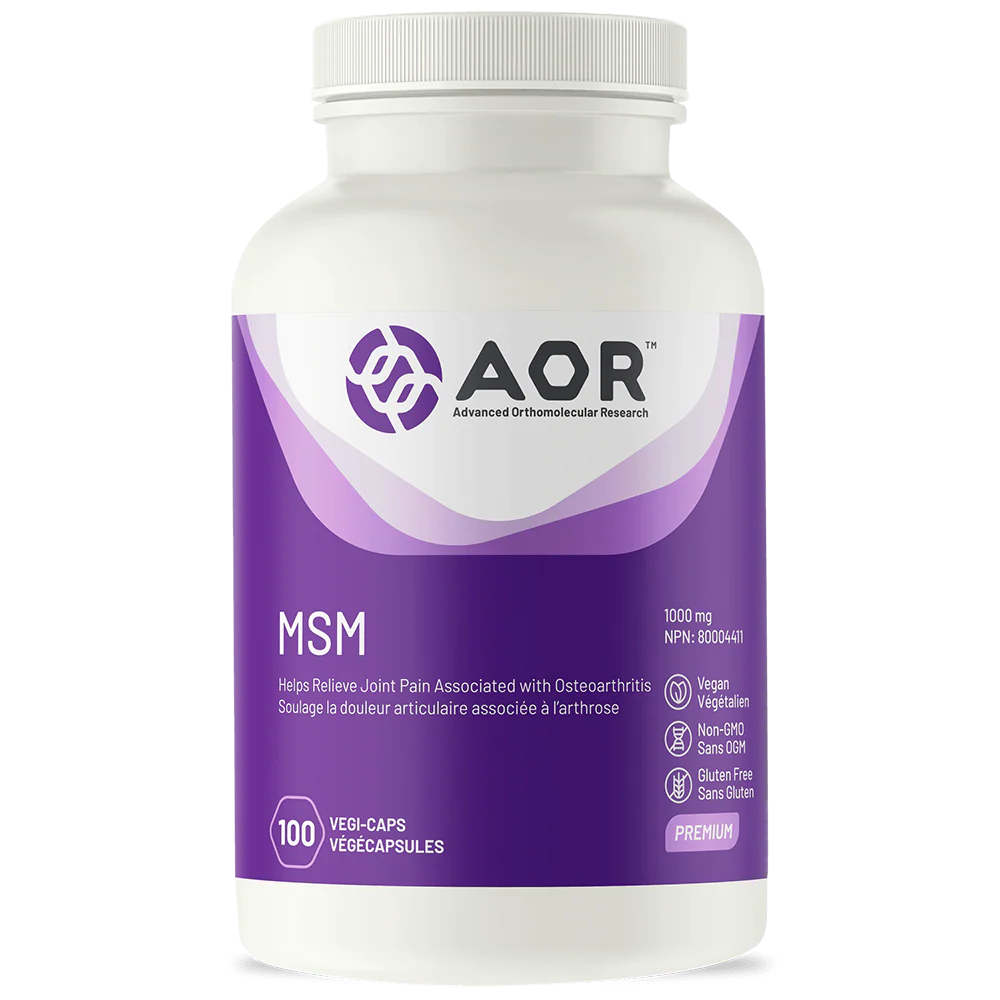 AOR MSM 1000mg 100 VCaps