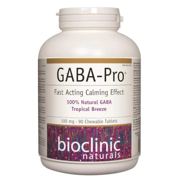 Bioclinic GABA-Pro 100mg Tropical Breeze 90 Chew