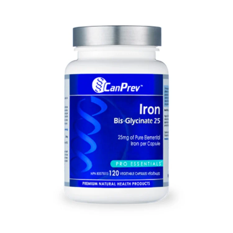 CanPrev Iron Bisglycinate 25 mg 120 VCaps