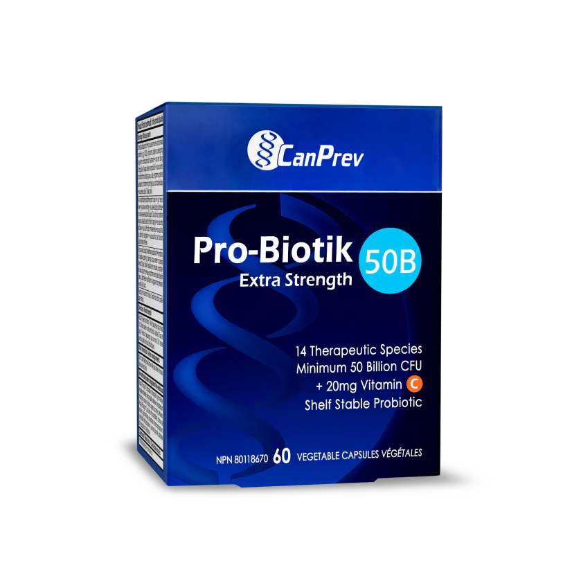 Canprev Pro-Biotik - Probiotic 50b Extra Strength 30vcap