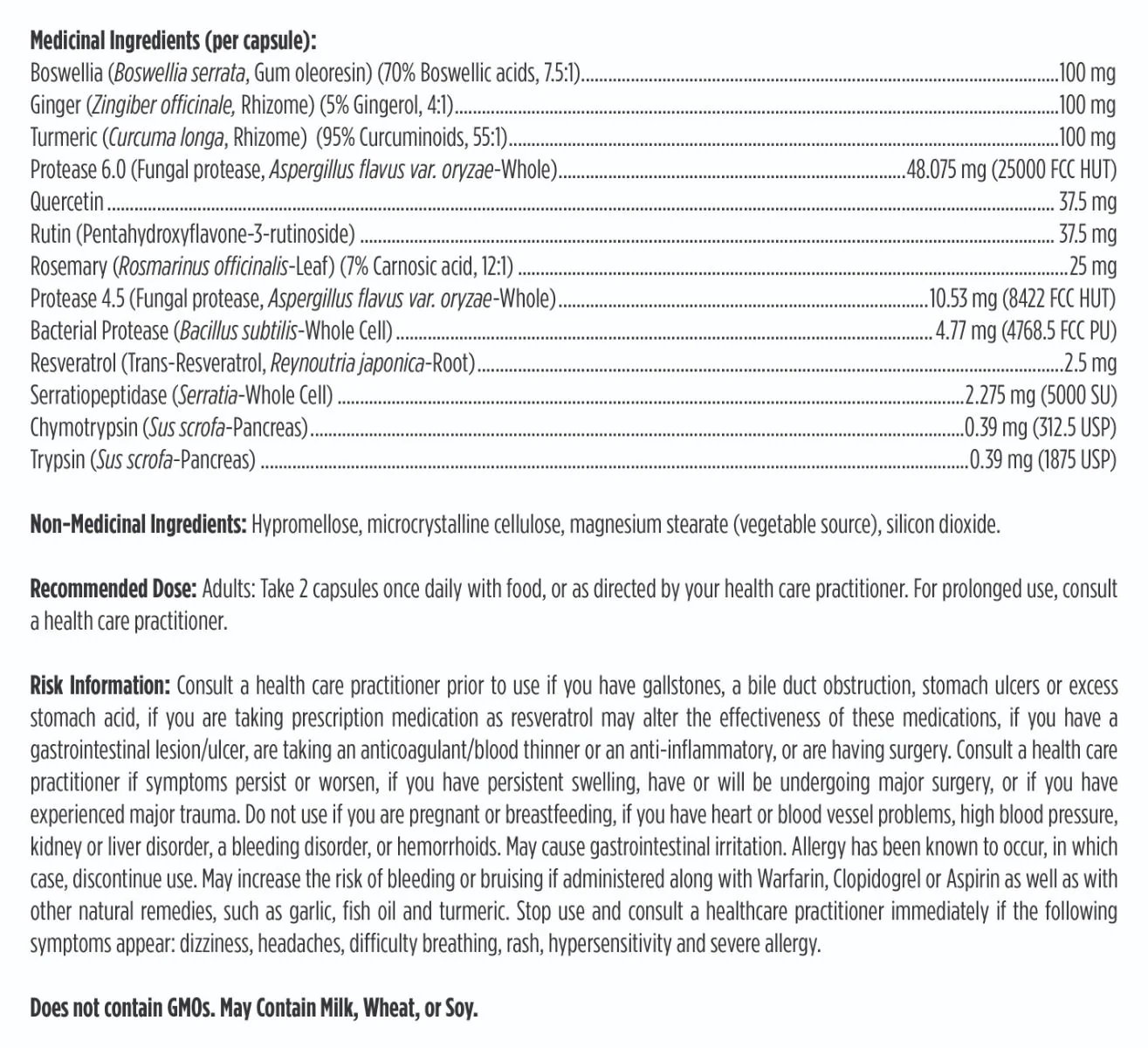 Designs For Health Inflammatone 60 Capsules - Image 2