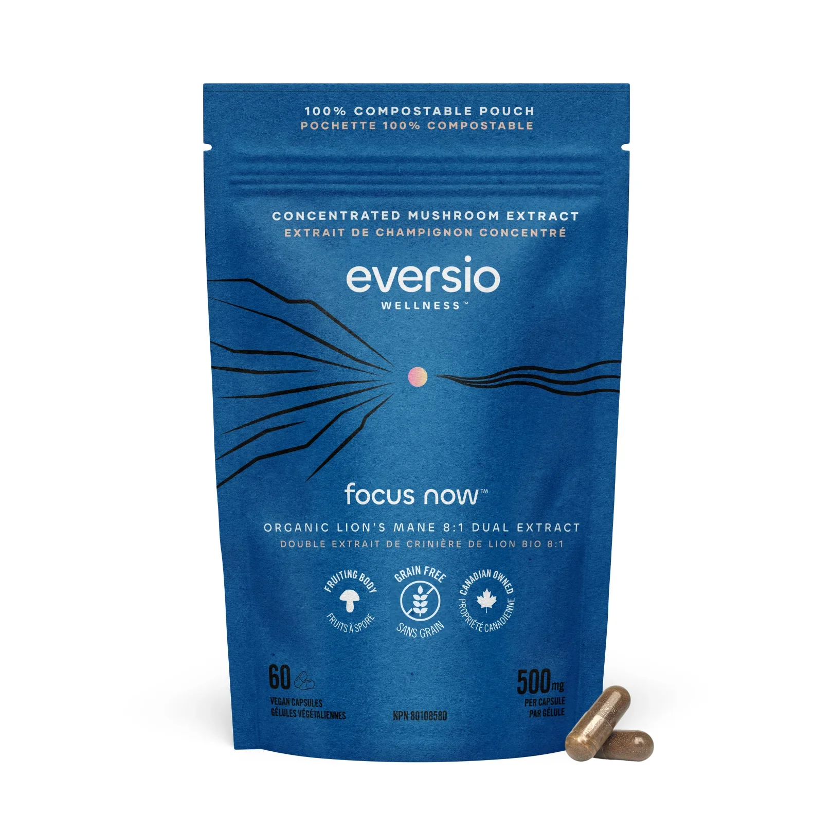 Eversio FOCUS 8:1 Lion's Mane Extract - Image 2
