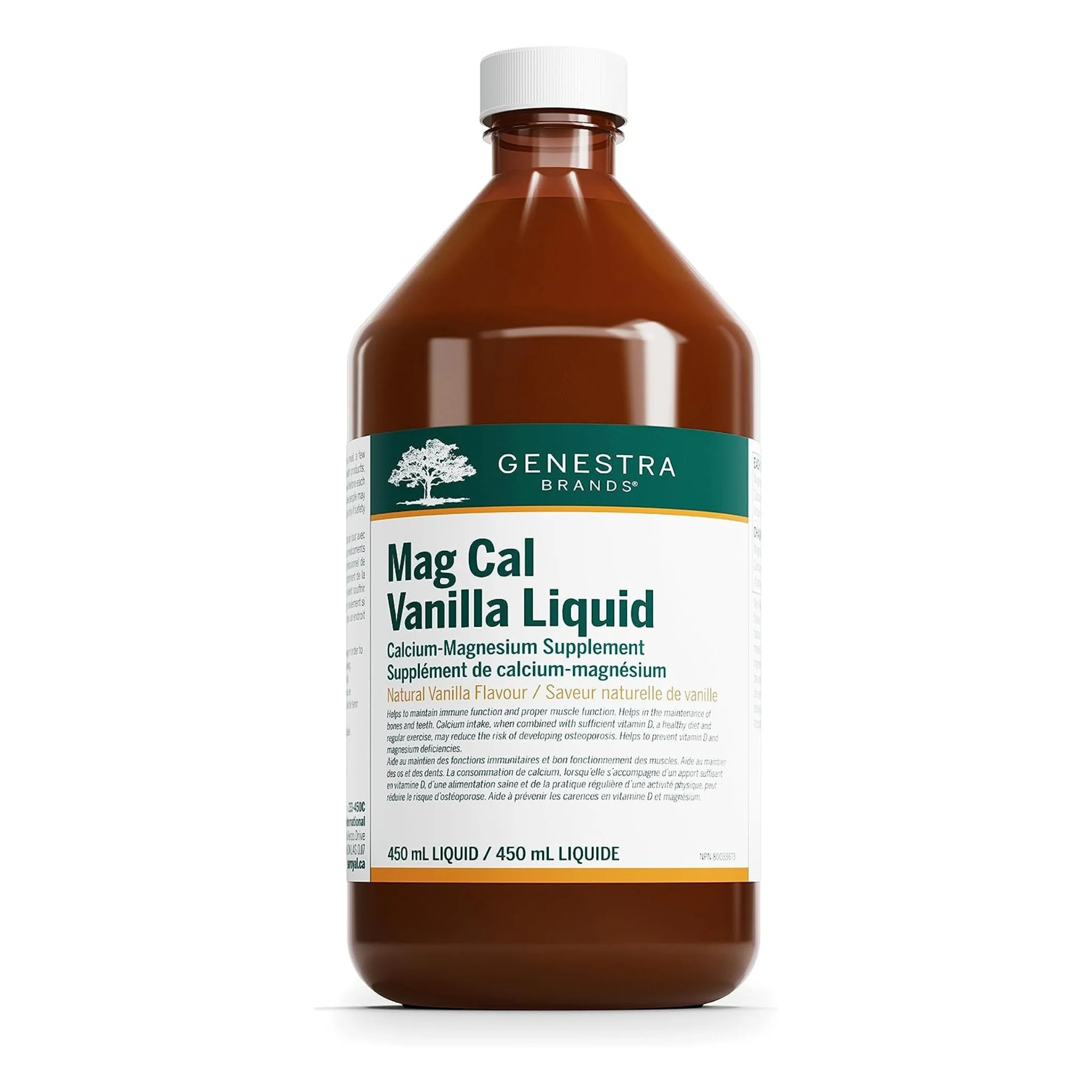 Genestra Mag Cal Vanilla Liquid 450 ml