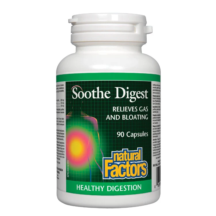 Natural Factors Soothe Digest 90Caps