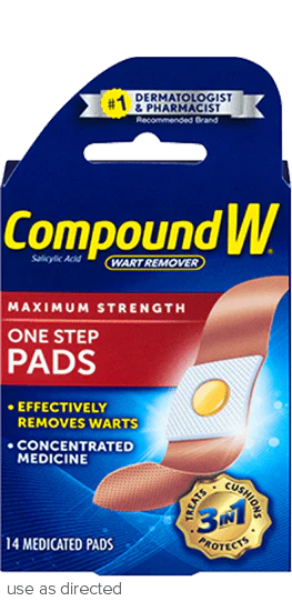 OTC Compound W One Step 14 Pads