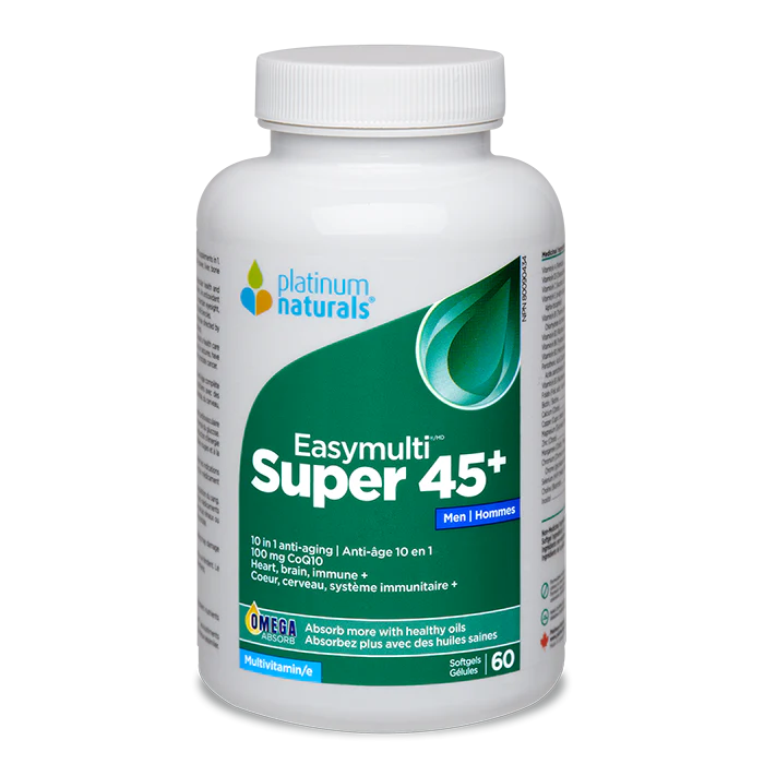 Platinum Naturals Super Easymulti 45+ For Men 60sgs
