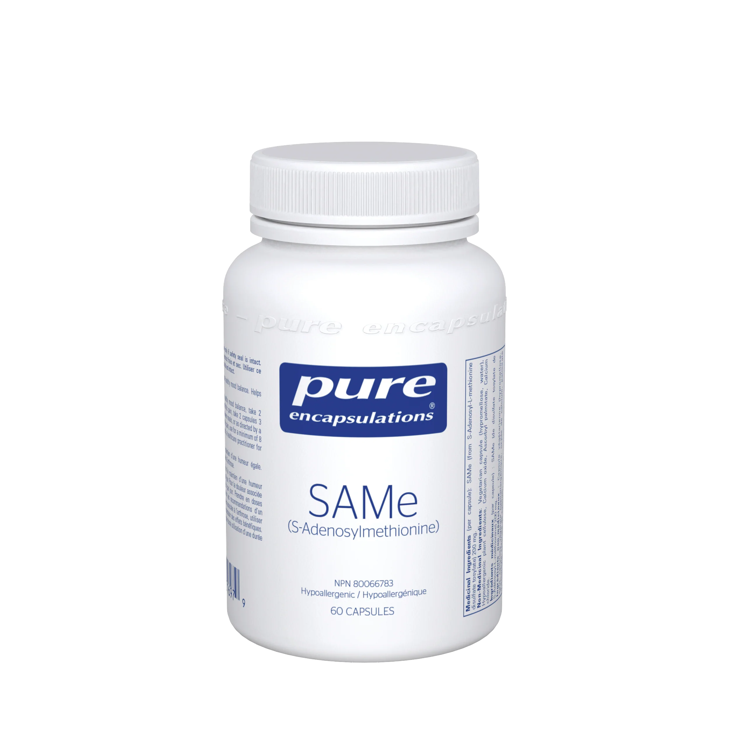 Pure Encapsulations SAMe (S-Adenosylmethionine) 60 Caps