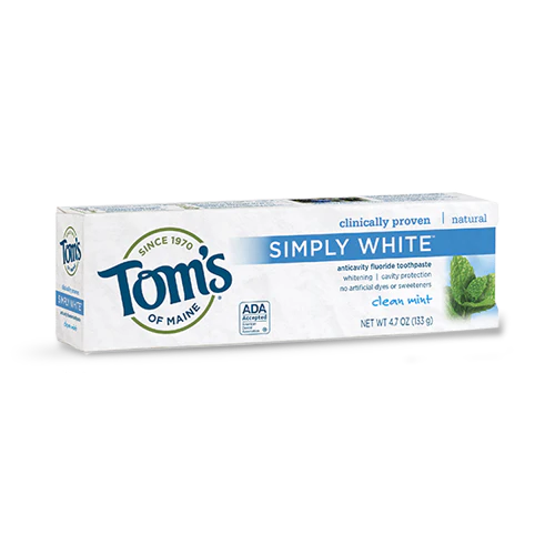 Tom's Simply White Toothpaste Peppermint 85ml